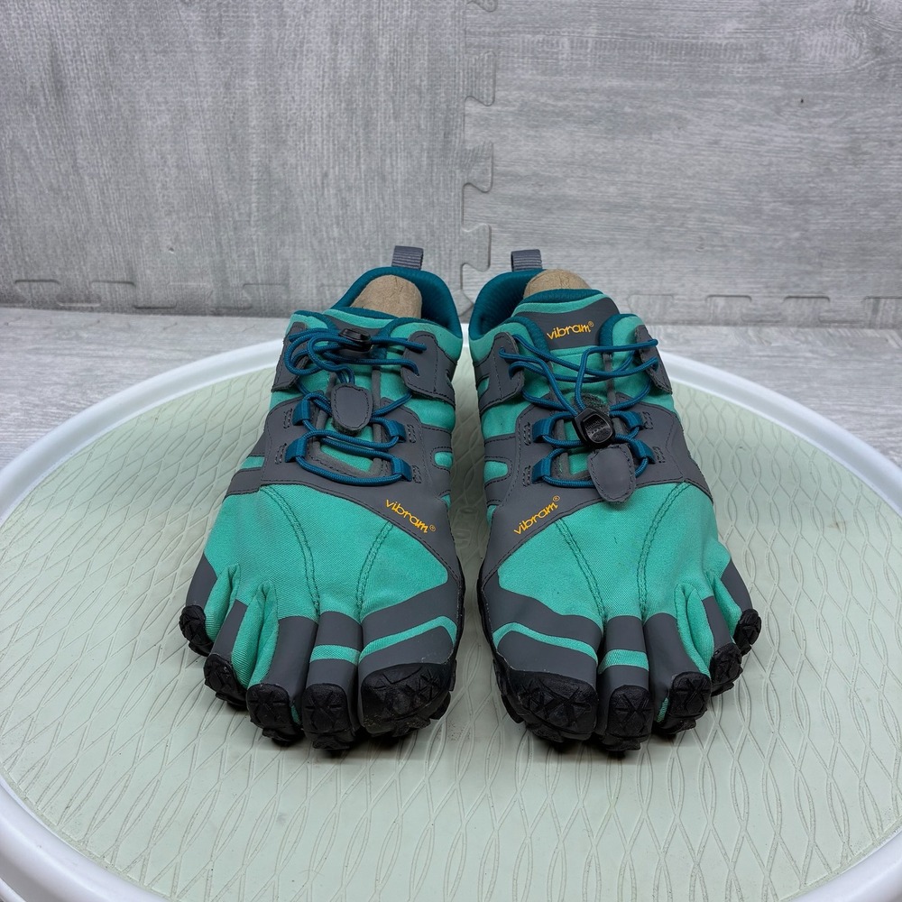 Vibram FiveFingers V-Trail 2.0 Shoes Women's 9.5-10 Teal Gray 19W7603